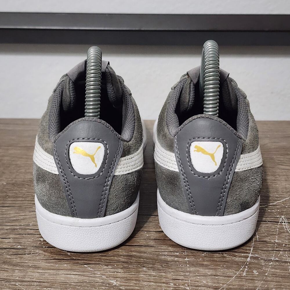 Puma Vikky Suede Women's Casual Lifestyle Shoes Sneakers Size 7 Gray - Picture 4 of 9